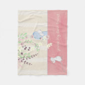 Couverture Polaire Vous êtes mon meilleur ami White Mice Custom (Devant)