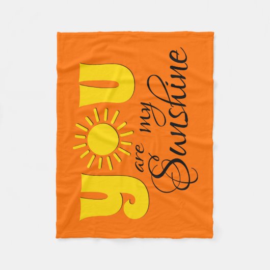 Couverture Polaire Vous êtes mon soleil (Devant)