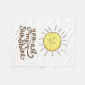 Couverture Polaire Vous Êtes Mon Soleil (Devant (Horizontal))