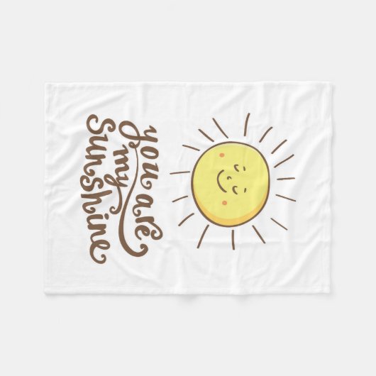 Couverture Polaire Vous Êtes Mon Soleil (Devant (Horizontal))