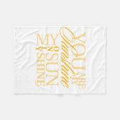 Couverture Polaire Vous êtes mon soleil (Devant (Horizontal))