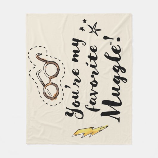 Couverture Polaire Vous êtes My Favorite Muggle™ (Devant)