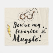 Couverture Polaire Vous êtes My Favorite Muggle™ (Devant (Horizontal))