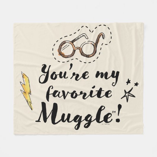 Couverture Polaire Vous êtes My Favorite Muggle™ (Devant (Horizontal))