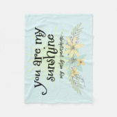 Couverture Polaire Vous êtes My Sunshine (Devant)