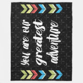 Couverture Polaire Vous Êtes Notre Plus Grande Aventure (Devant)