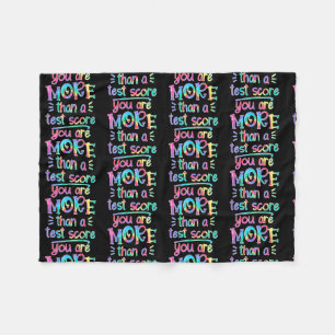 Couverture Polaire Vous Êtes Plus Qu'Un Enseignant De Test Score Tie