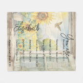 Couverture Polaire Vous êtes une belle Blanche en polaire personnalis (Devant (Horizontal))