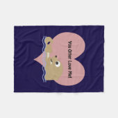 Couverture Polaire Vous M'Aimez (Devant (Horizontal))