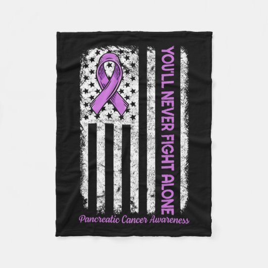 Couverture Polaire Vous ne lutterez jamais seul contre le cancer panc (Devant)