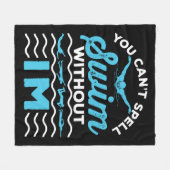 Couverture Polaire Vous ne pouvez pas écrire nager sans IM Medley Rel (Devant (Horizontal))