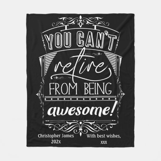 Couverture Polaire Vous ne pouvez pas vous retirer d'être une retrait (Devant)