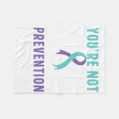 Couverture Polaire Vous n'êtes pas la seule prévention du suicide de  (Devant (Horizontal))