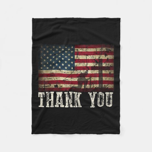 Couverture Polaire Vous Pour Vos Services Patriotique - Anciens Comba (Devant)