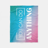 Couverture Polaire Vous pouvez faire n'importe quoi (Devant)