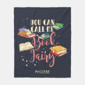 Couverture Polaire Vous Pouvez M'Appeler Réserver Fairy Bookworm (Devant)