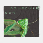 Couverture Polaire Vous regarder - Version verte (Devant (Horizontal))