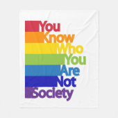 Couverture Polaire Vous savez qui vous n'êtes pas la société (Devant)