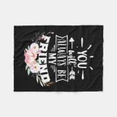 Couverture Polaire Vous Serez Toujours Mes Amis (Devant (Horizontal))