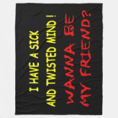 COUVERTURE POLAIRE VOUS VOULEZ ÊTRE MON AMI (Devant)