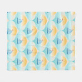 Couverture Polaire Voyage à la Plage Bateau de mer (Devant (Horizontal))