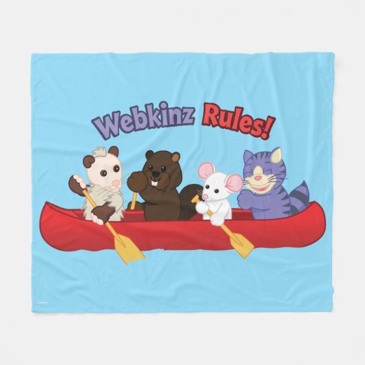 Couverture Polaire Voyage de canoë de règles de Webkinz | Webkinz (Devant (Horizontal))