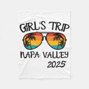 Couverture Polaire Voyage de filles à Napa Valley 2025 Vacances d'été