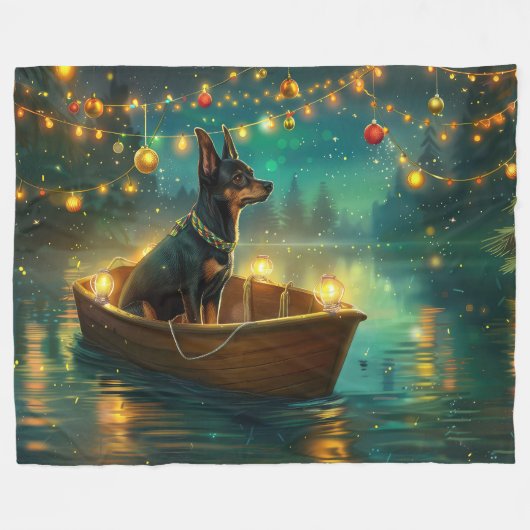 Couverture Polaire Voyage de Noël australien Kelpie (Devant (Horizontal))