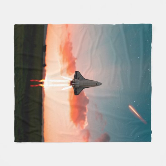 Couverture Polaire Voyage spatial (Devant (Horizontal))