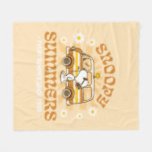 Couverture Polaire Voyage sur route | Sommets de noix d'arachides (Devant (Horizontal))