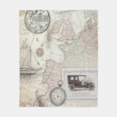Couverture Polaire Voyage vintage (Devant)