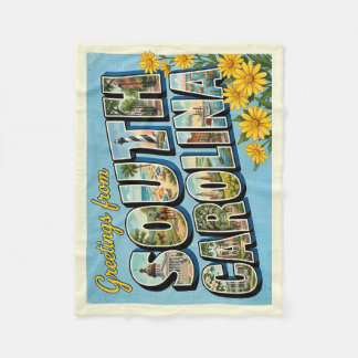 Couverture Polaire Voyage Vintage en Caroline du Sud