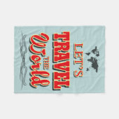 Couverture Polaire Voyageons dans le monde (Devant (Horizontal))