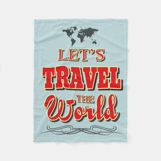 Couverture Polaire Voyageons dans le monde (Devant)