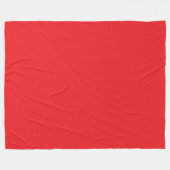 Couverture Polaire Vraiment Rouge (Devant (Horizontal))