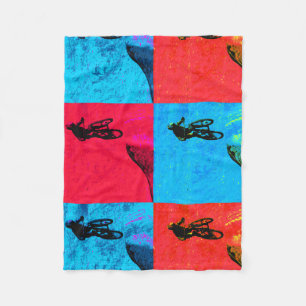 Couverture Polaire VTT Jump - BMX Rider