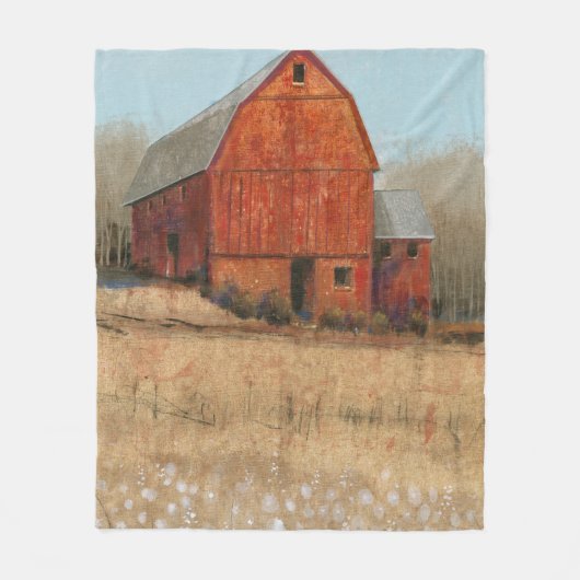 Couverture Polaire Vue Barre rouge (Devant)