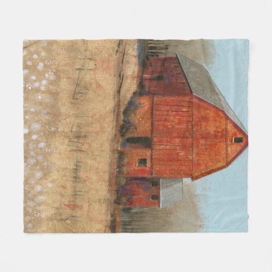 Couverture Polaire Vue Barre rouge (Devant (Horizontal))