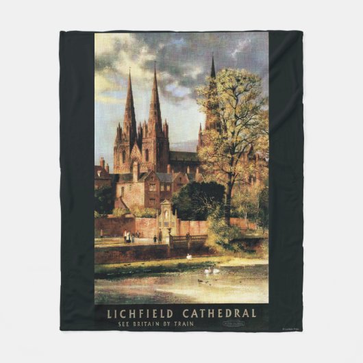 Couverture Polaire Vue de cathédrale de Lichfield (Devant)