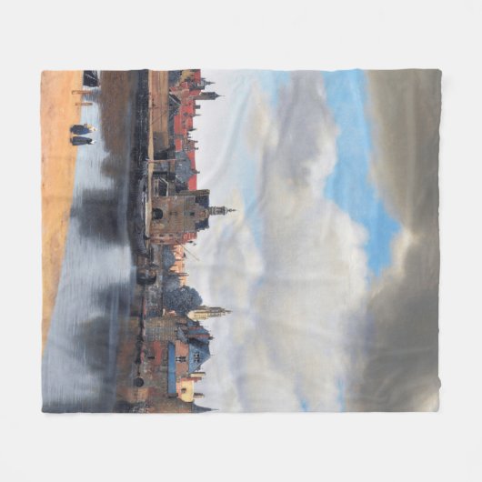 Couverture Polaire Vue de Delft, Johannes Vermeer (Devant (Horizontal))