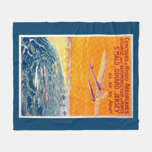 Couverture Polaire Vue des avions de flotteur en affiche d'air et de (Devant (Horizontal))