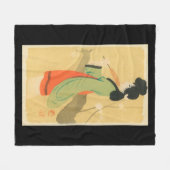 Couverture Polaire Vue d'une femme japonaise dans ParisParis, France (Devant (Horizontal))