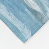 Couverture Polaire Vue mer 266 bleu océan (Coin)