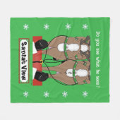 Couverture Polaire Vue père Noël (Devant (Horizontal))