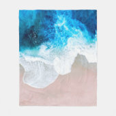 Couverture Polaire Vue plage (Devant)