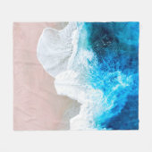 Couverture Polaire Vue plage (Devant (Horizontal))