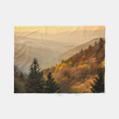 Couverture Polaire Vue sur la vallée Oconaluftee | Caroline du Nord (Devant (Horizontal))