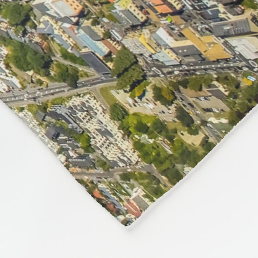 Couverture Polaire Vue sur Queenstown de Bob's Peak, Nouvelle-Zélande (Coin)