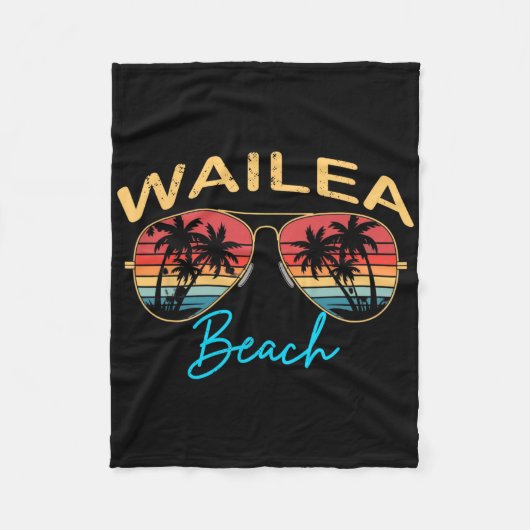 Couverture Polaire Wailea Beach Hawaii Men Women Souvenir Surfboard  (Devant)