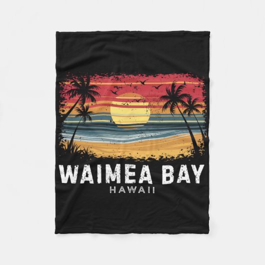 Couverture Polaire Waimea Y Hawaii Surfboard Beach  (Devant)